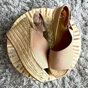 Marc Fisher LTD mlandela espadrille New no tags or box) light pink/ nude